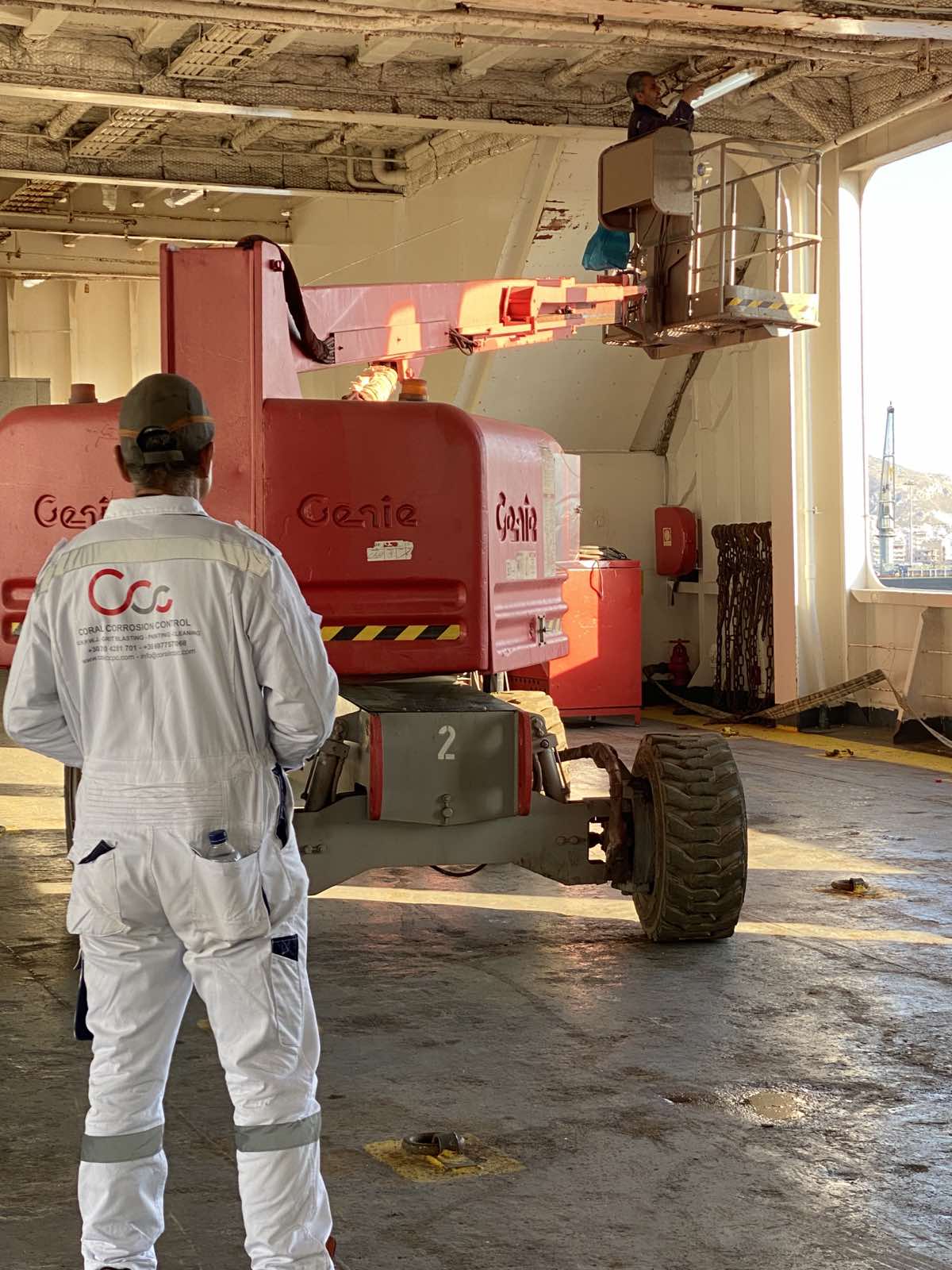 R/o-R/o Passenger ship main garage treatment